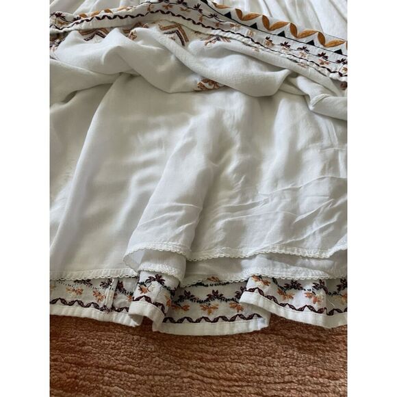 Anthropologie Embroidered Midi Dress Size M $248 - Picture 6 of 10